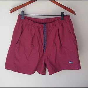 Patagonia red shorts
